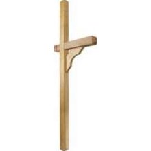 Cedar Decorative Mailbox Post