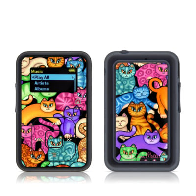 SSCP-CLRKIT SanDisk Sansa Clip Plus Skin - Colorful Kittens -  DecalGirl