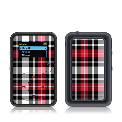 Picture of DecalGirl SSCP-PLAID-RED SanDisk Sansa Clip Plus Skin - Red Plaid