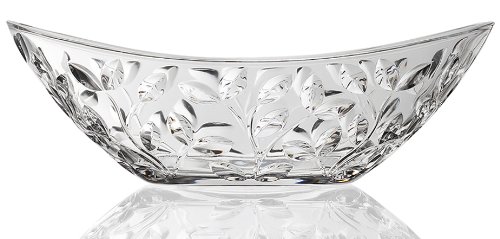 Picture of Lorenzo Import 245850 RCR Laurus Crystal Oval Bowl