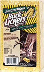 Buck Lickers EVO34099 Mineral Block, Sweet Corn Flavor, 4 lb