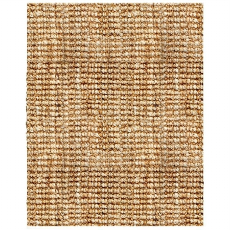 Picture of Anji Mountain AMB0300-0046 4x6 ANDES Natural Boucle Hand Spun Jute Rug  Tucked Ends