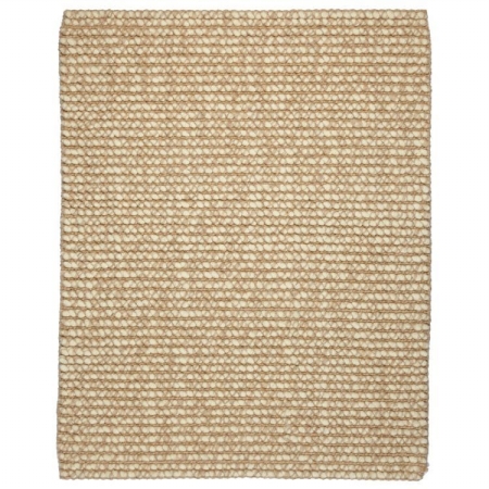 Picture of Anji Mountain AMB0308-1014 10 ft. x 14 ft. ZATAR Ribbed Loop Pile Natural Wool & Jute