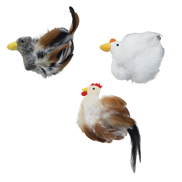 Picture of Ethical Cat 688893 Feather Birds - Assorted