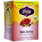 Picture of Yogi 27045-3pack Yogi Herbal Skin Detox Tea - 3x16 bag