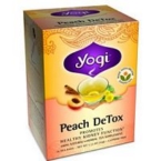 Picture of Yogi 27056-3pack Yogi Peach Detox Tea - 3x16 bag