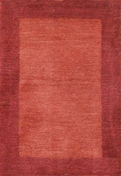 Picture of Eastern Weavers Rugs HENBORCRA-3x5 Henley Border Cranberry 3x5 Border Rug