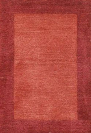 Picture of Eastern Weavers Rugs HENBORCRA-5x8 Henley Border Cranberry 5x8 Border Rug