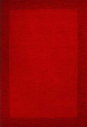 Picture of Eastern Weavers Rugs HENBORRED-5x8 Henley Border Red Dark Red 5x8 Border Rug