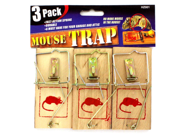 Picture of Bulk Buys HZ001-24 8&quot; x 8&quot; x 8&quot; Mouse Trap Value Pack - Pack of 24