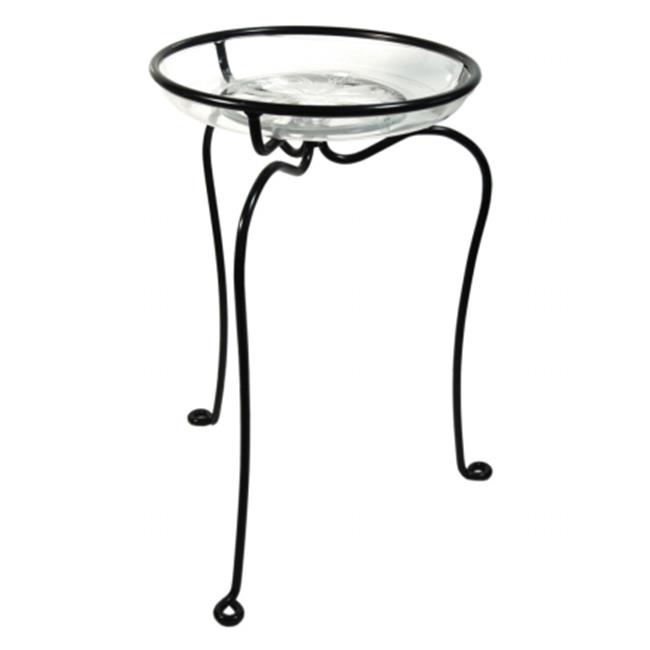 Plastec PLIDPS21BK Plastec The Decorator Plant Stand- 21-Inches- Black
