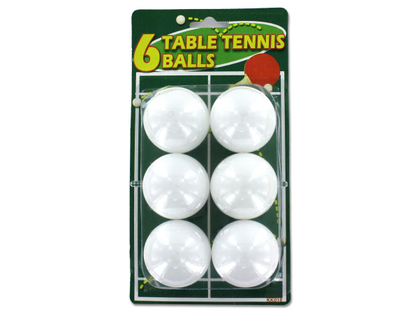 Picture of Bulk Buys KK029-24 White Plastic Table Tennis Balls - Pack of 24