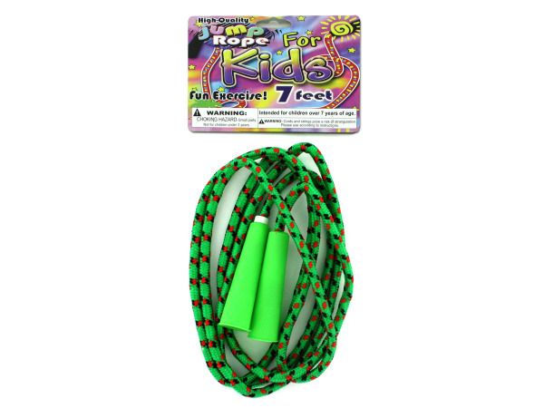 Picture of Bulk Buys KK346-36 Colorful Jump Rope in a Poly Bag - Pack of 36
