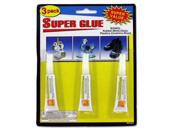 Picture of Bulk Buys MP054-24 3 Pack Super Glue - Pack of 24