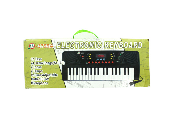Picture of Bulk Buys OB760-1 Multi Color Electronic Keyboard with Microphone