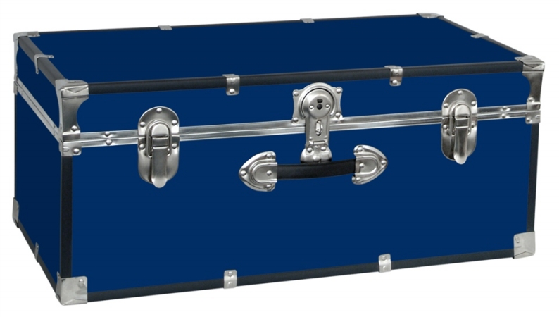 5120-40 BLUE Collegiate 30 in. Footlocker Trunk - Blue