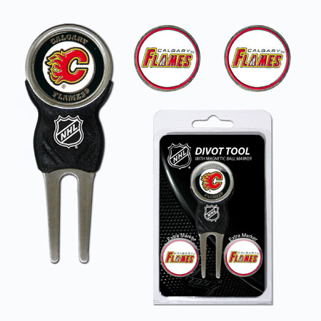 Picture of Team Golf 13345 Calgary Flames Divot Tool