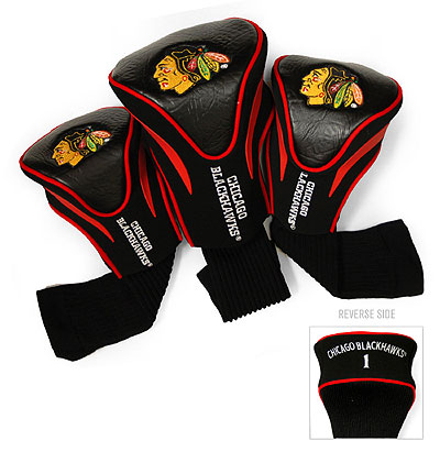 Picture of Team Golf 13594 Chicago Blackhawks 3 Contour Sock Headcovers