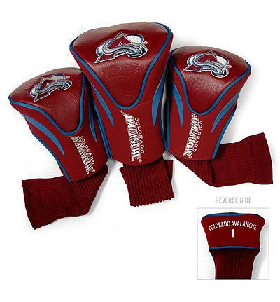 Picture of Team Golf 13694 Colorado Avalanche 3 Contour Sock Headcovers