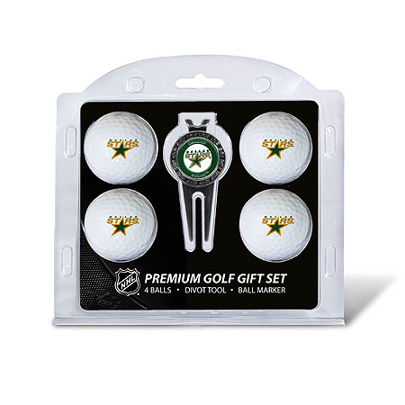 Picture of Team Golf 13806 Dallas Stars 4 Ball - Divot Tool Gift Set