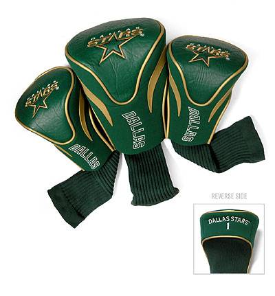 Picture of Team Golf 13894 Dallas Stars 3 Contour Sock Headcovers