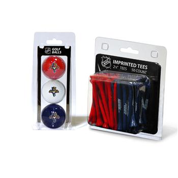 Picture of Team Golf 14199 Florida Panthers 3 Ball Golf and 50 Golf Tee