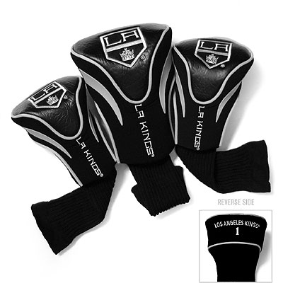 Picture of Team Golf 14294 Los Angeles Kings 3 Contour Sock Headcovers