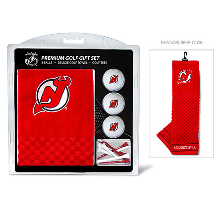 Picture of Team Golf 14620 New Jersey Devils Embroidered Towel Gift Set