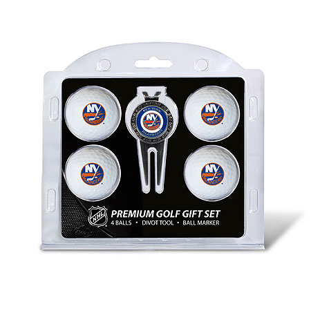 Picture of Team Golf 14706 New York Islanders 4 Ball - Divot Tool Gift Set