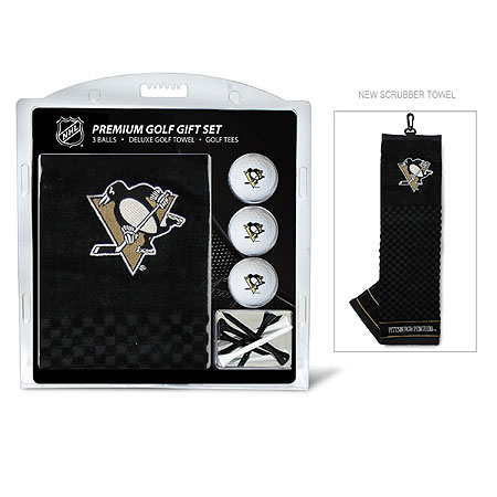Picture of Team Golf 15220 Pittsburgh Penguins Embroidered Towel Gift Set