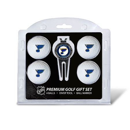 Picture of Team Golf 15406 St. Louis Blues 4 Ball - Divot Tool Gift Set