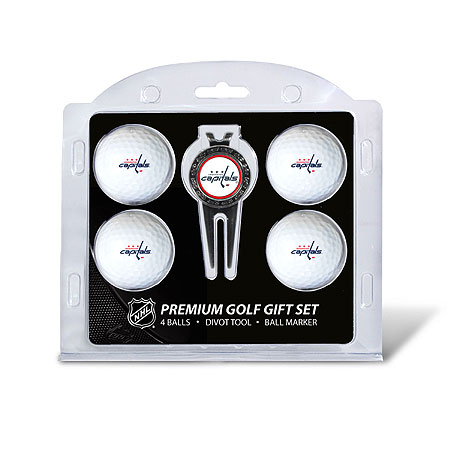15806 Washington Capitals 4 Ball - Divot Tool Gift Set