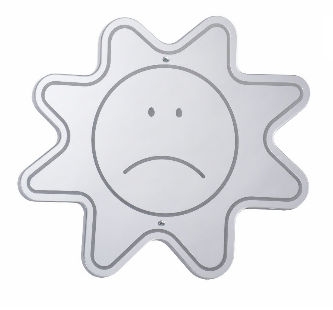 Picture of Whitney Brothers WB0036 Sad Face Mirror