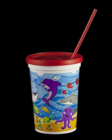 Picture of Airlite Plastics Co. 34360B Fun Kids Cup - Ocean Friends
