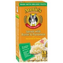 Picture of Annies Homegrown 86855 Annies Homegrown Spirals with Butter & Parmesan- 12x5.25Oz
