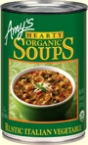 Picture of Amys Kitchen 78028 Amys Hearty Rustic Italian vegetable Soup- 12-14 OZ