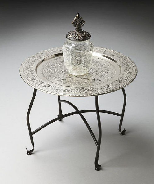 Butler Specialty 2866025 Moroccan Tray Table - Metalworks