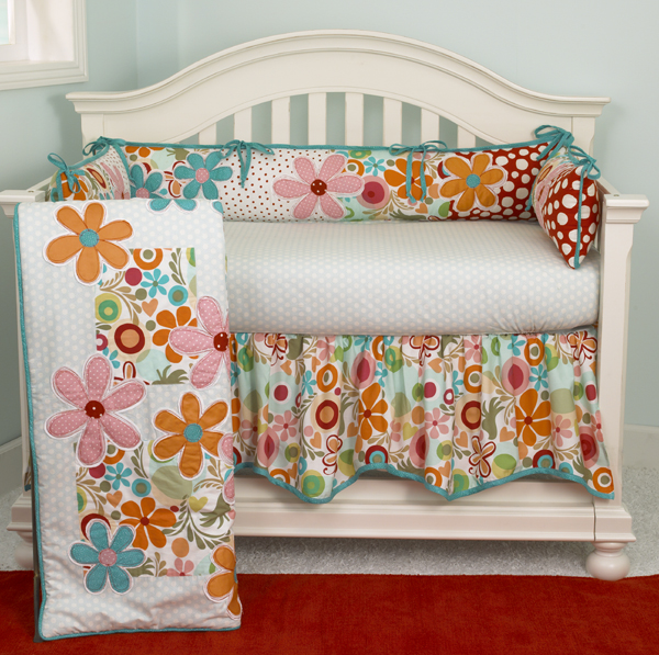 Picture of Cotton Tale LZ4S Lizzie 4 Piece Crib Bedding Set