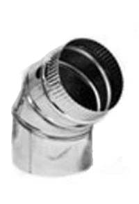Picture of Dickinson Marine 17-040 4 in. x 45 Degree Stainless Steel Elbow