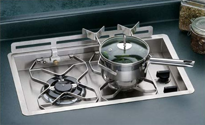 00-2BP Two Burner Propane Drop In Cooktop