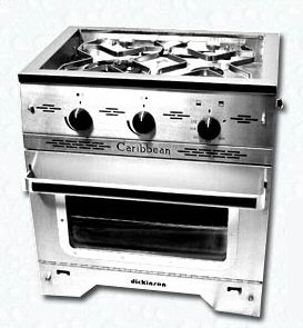 00-CAR2B Caribbean Two Burner Gas Stove