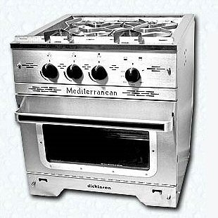 Mediterranean Three Burner Gas Stove