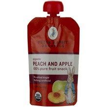 Picture of Peter Rabbit Organics 52023 Peter Rabbit Organics Peach & Apple Fruit Snacks- 10x4 Oz