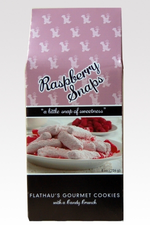 Picture of Flathau&amp;apos;s 2886 8oz. Raspberry Snaps - Gourmet Cookies