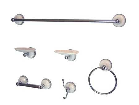 BAK1110C2  BAK1110C2 Bathroom Accessory Combo  Chrome