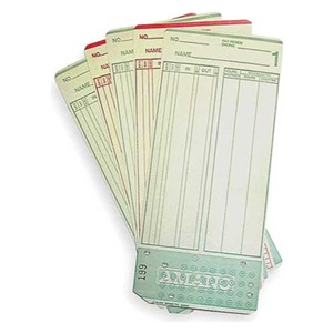 Picture of AMANO AMA099000 Amano Br Mjr-7000 -0-99- 1000-Pk Employee Cards