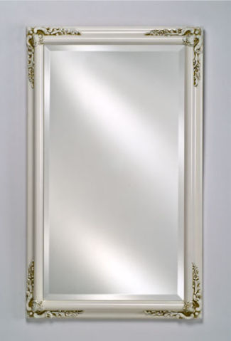 Picture of Afina Corporation EC13-2430-WT 24 in.x 30 in.Estate Distinctive Framed Wall Mirror - Antique White