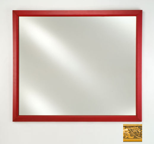 Picture of Afina Corporation FM1622ARSGD 16 in.x 22 in.Signature Plain Framed Mirror - Aristocrat Gold