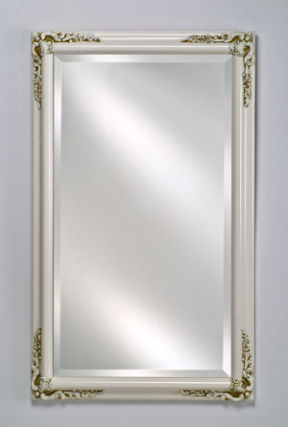 Picture of Afina Corporation EC13-2026-WT 20 in.x 26 in.Estate Framed Wall Mirror - Antique White