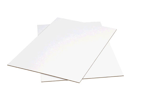 Picture of Box Partners SP4048W 40 in. x 48 in. White Corrugated Sheets